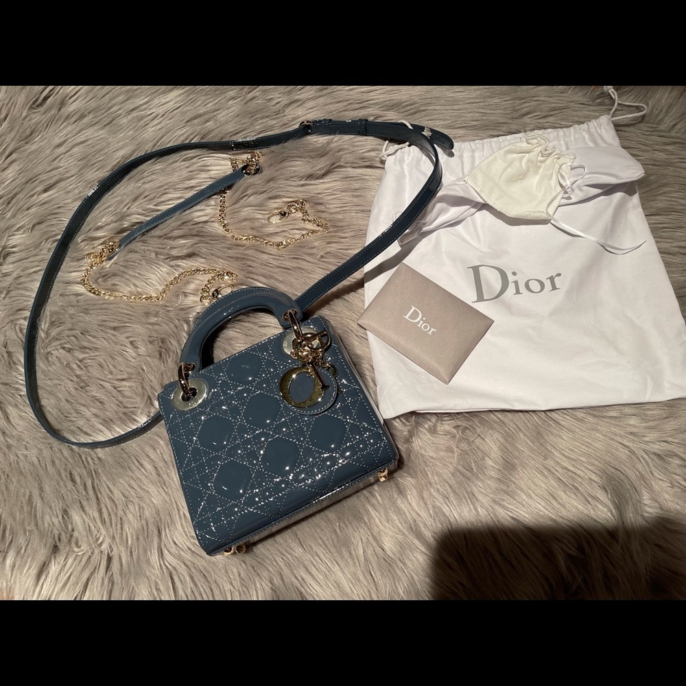 mini Lady Dior Cannage bag